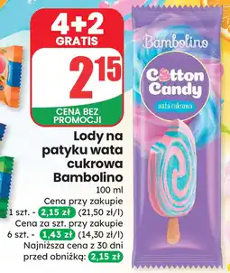 Dino Lody na patyku wata cukrowa Bambolino oferta