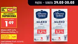 Biedronka Mleko UHT 3,2% Mleczna Dolina oferta