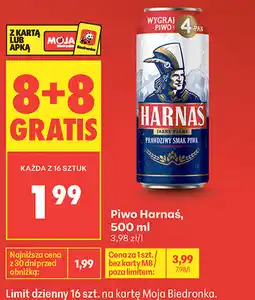 Biedronka Piwo Harnaś oferta