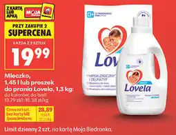 Biedronka Mleczko do prania lub proszek Lovela oferta