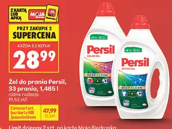 Biedronka Żel do prania Persil, 33 prania oferta