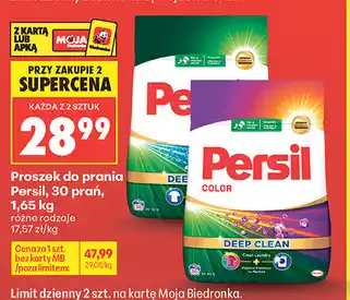 Biedronka Proszek do prania Persil, 30 prań oferta