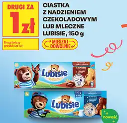 Biedronka CIASTKA Z NADZIENIEM CZEKOLADOWYM LUB MLECZNE LUBISIE oferta