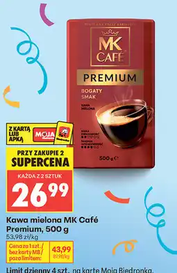 Biedronka Kawa mielona MK Café Premium oferta