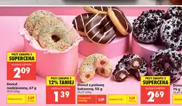 Biedronka Donut nadziewany / Donut z polewą kakaową oferta
