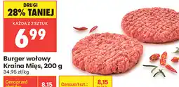 Biedronka Burger wołowy Kraina Mięs oferta