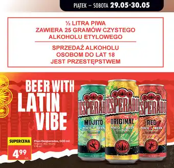 Biedronka Piwo Desperados oferta