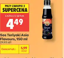 Biedronka Sos Teriyaki Asia Flavours oferta