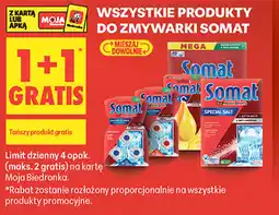 Biedronka Wszystkie produkty do zmywarki Somat oferta