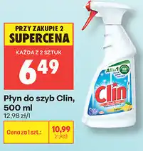 Biedronka Płyn do szyb Clin oferta
