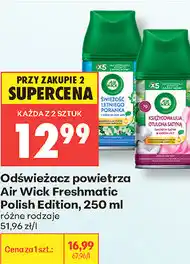 Biedronka Odświeżacz powietrza Air Wick Freshmatic Polish Edition oferta