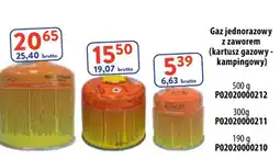 AT Elico Gaz jednorazowy z zaworem oferta