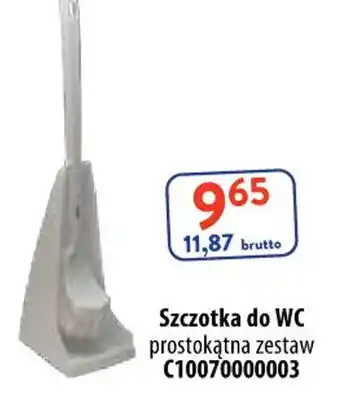 AT Szczotka do wc prostokątna zestaw oferta