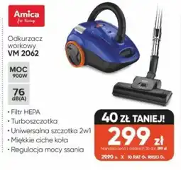 Max Elektro Amica Odkurzacz workowy vm 2062 oferta