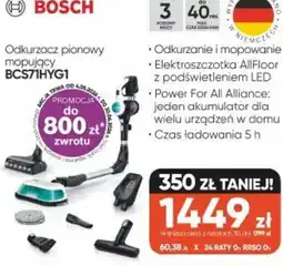 Max Elektro Bosch Odkurzacz pionowy mopujący BCS71HYG1 oferta