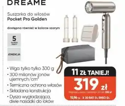 Max Elektro Dreame Suszarka do włosów Pocket Pro Golden oferta