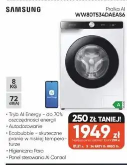 Max Elektro Samsung Pralka AI WW80T534DAEAS6 oferta