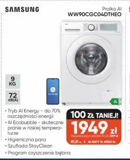 Max Elektro Samsung Pralka AI WW90CGC04DTHEO oferta