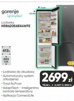 Max Elektro Gorenje Lodówka NRB620E6BX4WFE oferta