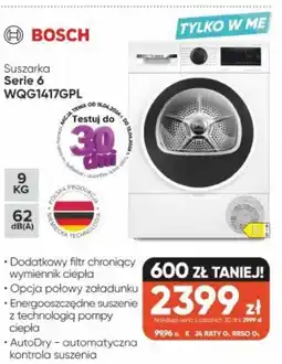 Max Elektro Bosch Suszarka Serie 6 WQG1417GPL oferta