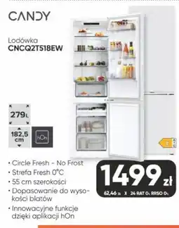 Max Elektro Candy Lodówka CNCQ2T518EW oferta