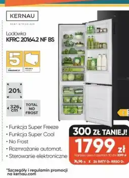 Max Elektro Kernau Lodówka kfrc 20164.2 Nf bs oferta
