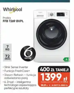 Max Elektro Whirlpool Pralka ffb 7269 bvpl oferta