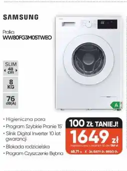 Max Elektro Samsung Pralka WW80FG3M05TWEO oferta