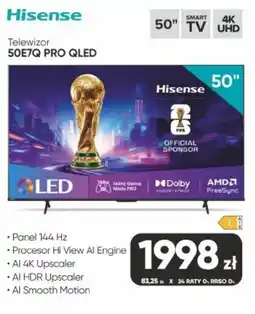 Max Elektro Hisense Telewizor 50E7Q pro QLED oferta
