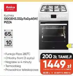 Max Elektro Amica Kuchnia 510GEH3.33ZpTaDpA W pizza oferta