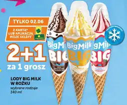 ABC Big Milk Lody w rożku oferta