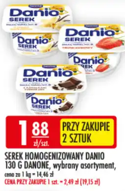 Sklepy Doroty Danone Danio serek homogenizowany oferta