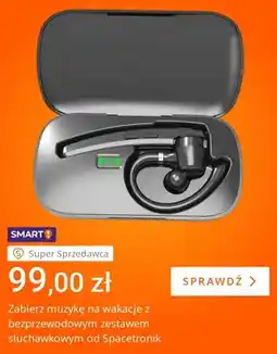 Allegro Bezprzewodowy zestaw słuchawkowy Spacetronik oferta