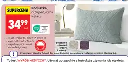 Biedronka Poduszka ortopedyczna Relaxa oferta