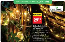 Biedronka gardenic Girlanda świetlna lub sznur LED oferta