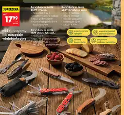 Biedronka Nóż turystyczny lub narzędzia wielofunkcyjne oferta