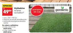 Biedronka gardenic Wykładzina na taras lub balkon oferta