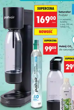 Biedronka Saturator Dafi PushAir oferta