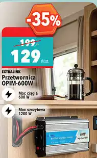 Biedronka EXTRALINK Przetwornica OPIM-600W oferta