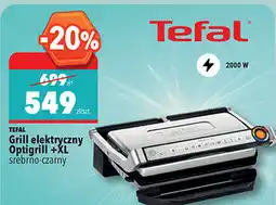 Biedronka Tefal Grill elektryczny Optigrill +XL srebrno-czarny oferta