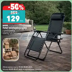 Biedronka Meven Fotel wielopozycyjny z podstawką oferta