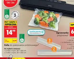 Biedronka Folia do pakowania próźniowego oferta