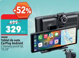 Biedronka TRACER Tablet do auta CarPlay Android oferta
