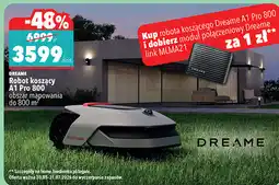 Biedronka Dreame Robot koszący A1 Pro 800 oferta