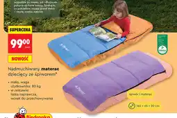 Biedronka Plener Nadmuchiwany materac dziecięcy ze śpiworem oferta