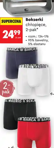 Biedronka Bokserki chłopięce, 2-pak oferta
