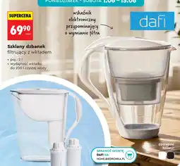 Biedronka Szklany dzbanek filtrujący z wkładem Dafi oferta