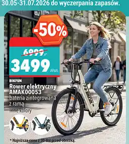 Biedronka BIKFUN Rower elektryczny AMAK00053 oferta