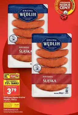 Biedronka Kiełbasa Śląska Kraina Wędlin 550 g oferta