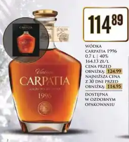 Dino Carpatia Wódka 1996 oferta